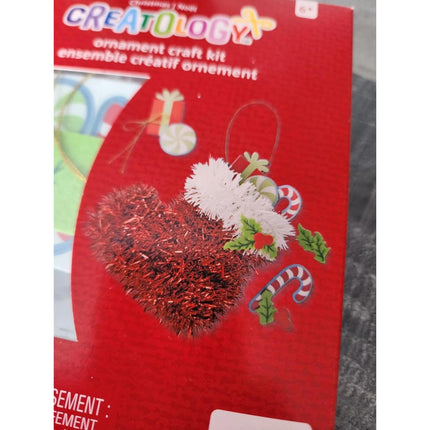 Creatology Christmas Ornament craft kit stocking Ornament