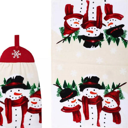 Christmas Kitchen Towels 2-Pack – Hanging Loop