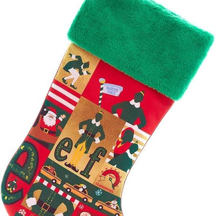 Elf Holiday Christmas Stocking 19 inches