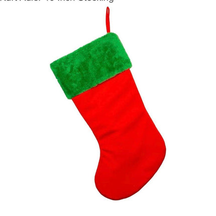 Elf Holiday Christmas Stocking 19 inches