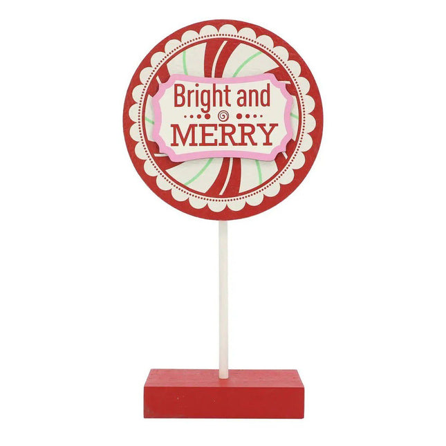Bright and Merry Tabletop Decor 9*4 inches