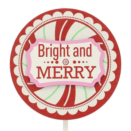 Bright and Merry Tabletop Decor 9*4 inches