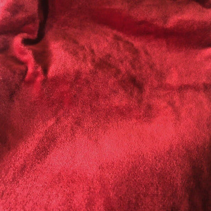 Red Velvet Leopard Print Christmas Stocking 19"