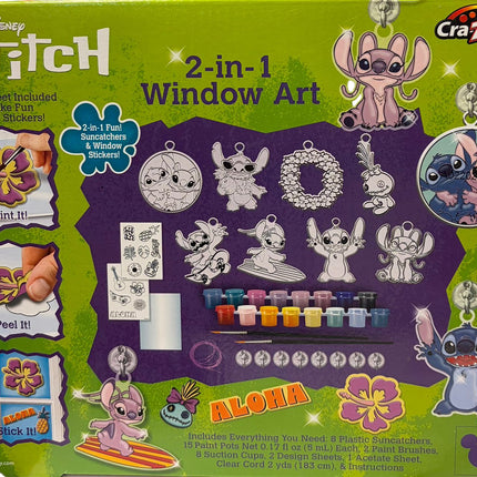 CrazArt Disney Stich 2 in 1 Window Art