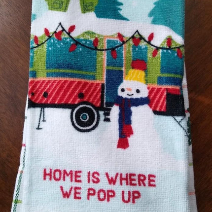 St.Nicholas Square Tahoe Tidings Kitchen Towels Set of 2