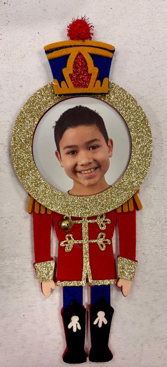 Studio Decor Kids' Felt Photo Ornament 8in – Christmas