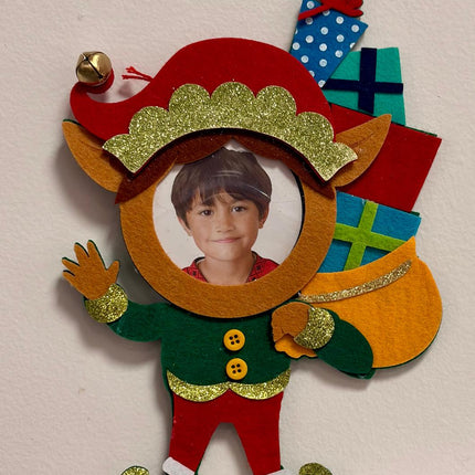 Studio Decor Kids' Felt Photo Ornament 8in – Christmas