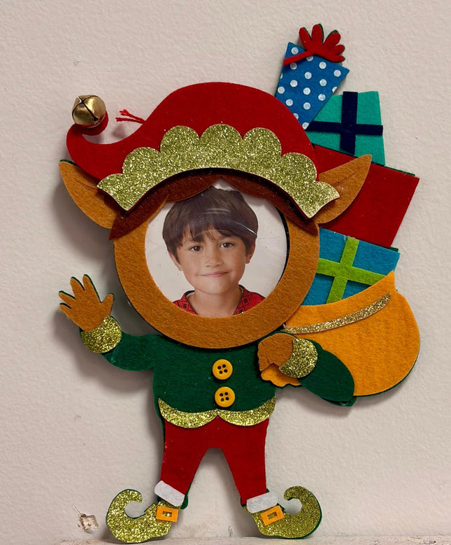 Studio Decor Kids' Felt Photo Ornament 8in – Christmas