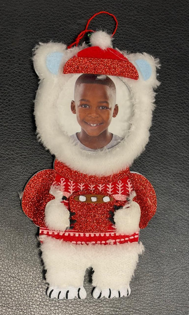 Studio Decor Kids' Felt Photo Ornament 8in – Christmas