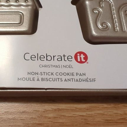 Celebrate It Gingerbread House Non-Stick Baking Pan