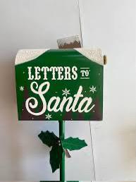 Letters to Santa Mailbox Table Top Decor