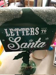 Letters to Santa Mailbox Table Top Decor