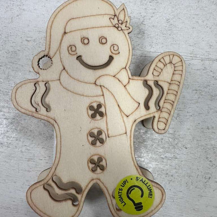 MAKE MARKET DIY  PRE-LIT WOOD DECOR