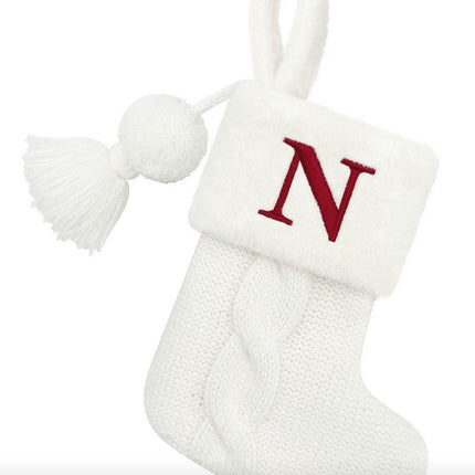 St. Nicholas Square® Faux-Fur Knit Mini Christmas Stocking 7in