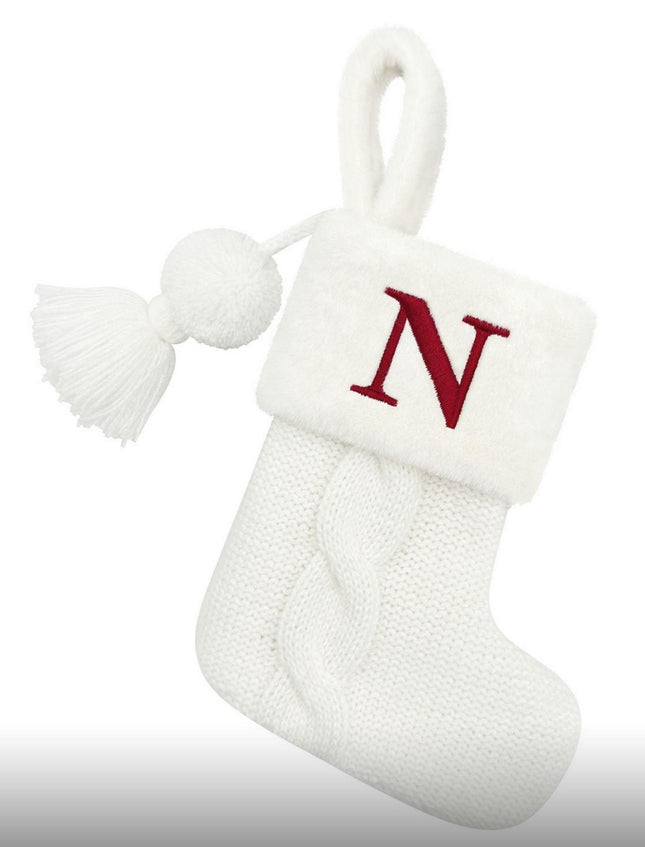 St. Nicholas Square® Faux-Fur Knit Mini Christmas Stocking 7in