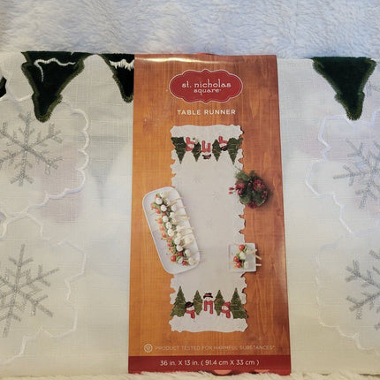 Snowman Table Runner 36x13 – Kringle’s Cottage