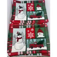 St. Nicholas Placemat – Snowman Truck Grid Style