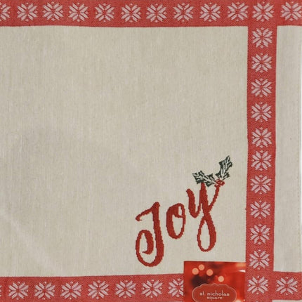 ST NICHOLAS SQUARE PLACEMATS, JOY BORDER 18 X 13 INCH