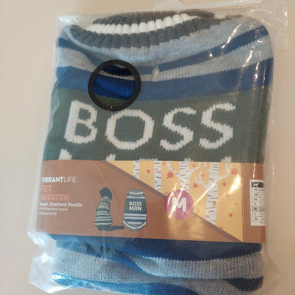 Vibrant Life Boss Man sweater for pets