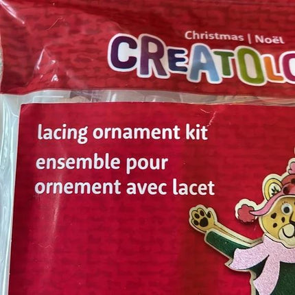 Creatology Christmas Ornament Lacing Craft Kit