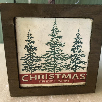 24" Flocked Ashland Accent Christmas Tree