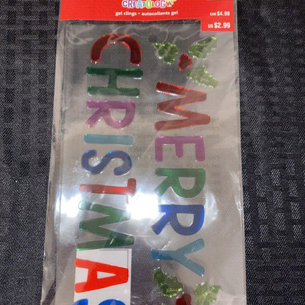 Creatology Christmas Window Gel Clings - Home Decor