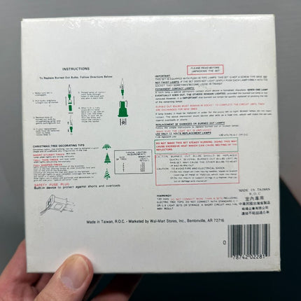 MINI STAR CHRISTMAS TREE TOPPER 11 LIGHTS silver