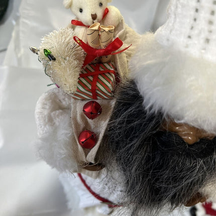 16" Ashland African American Santa with Bag