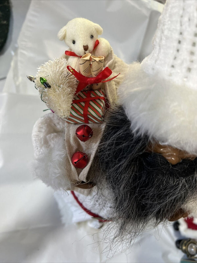 16" Ashland African American Santa with Bag