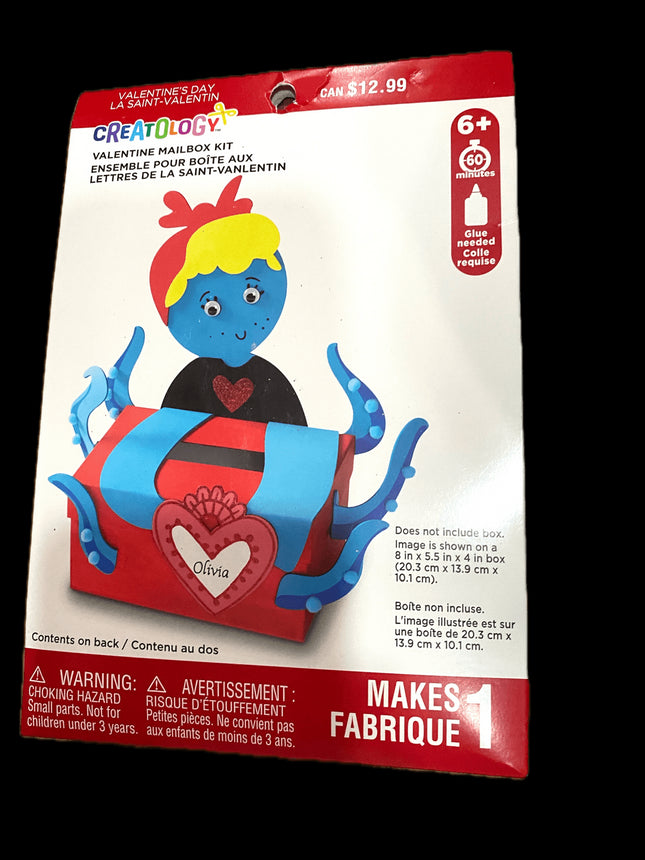 Creatology Octopus Valentine Mailbox Craft Kit