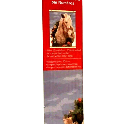 Horse Wreath Paint by Number Kit – 48 Piece Set