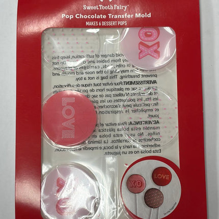 Sweet Tooth Fairy Valentine's Pop Chocolate Transfer Mold