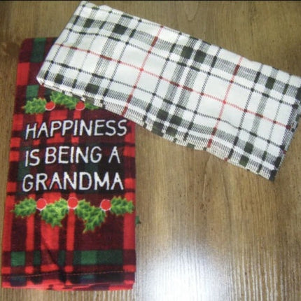 Grandma Christmas Kitchen Towels – Set of 2