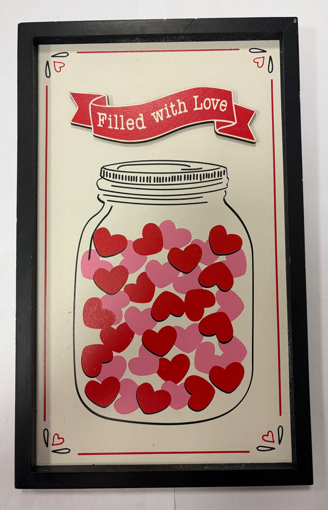 Filled With Love Valentine's Wall Decor by Ashland 15in*9in