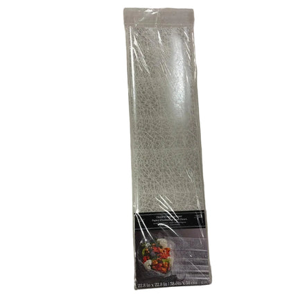 Spider Web Floral Wrapping Paper – Waterproof Bouquet Wrap (22.8" x 22.8", 12 Pack)