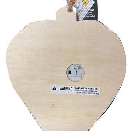 Make Market DIY LED Plywood Décor – Strawberry (10" H × 9" W)