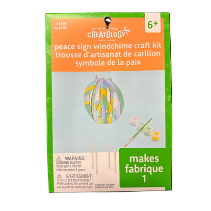 Spring Peace Sign Windchime Craft Kit – Makes 1