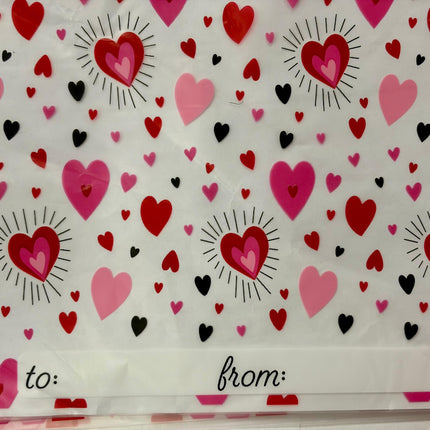 Valentine's Day Resealable Treat Bags 12-Pc