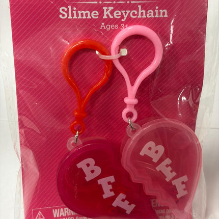 VALENTINE'S DAY SLIME KEYCHAIN BFF