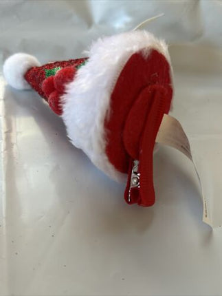 Claire's Santa Hat Hair Clip - Festive Accessory