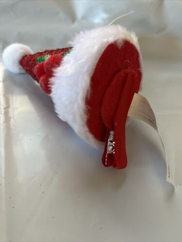 Claire's Santa Hat Hair Clip - Festive Accessory
