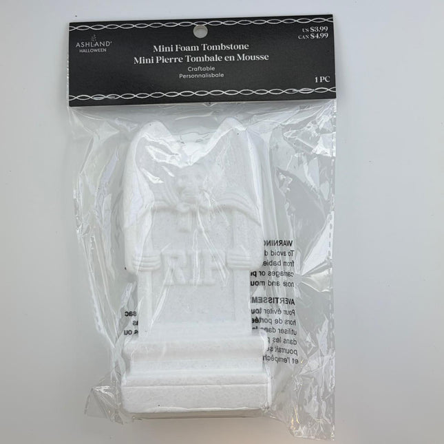 Mini Foam Halloween Tombstone Craft Decoration