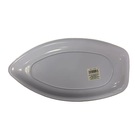 Summer & Spring Plastic Serving Tray – Pineapple &amp; Hibiscus Design (16" Length × 8" Width)