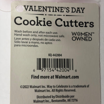 Valentine's Day 6-Piece Cookie Cutter Set