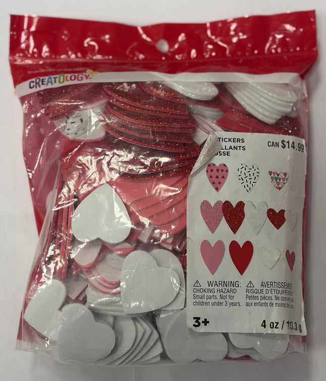Creatology Valentine's Foam Stickers Autocollants