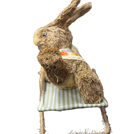 Ashland Sisal Bunny – Laying Down Décor (8" W x 10" H)