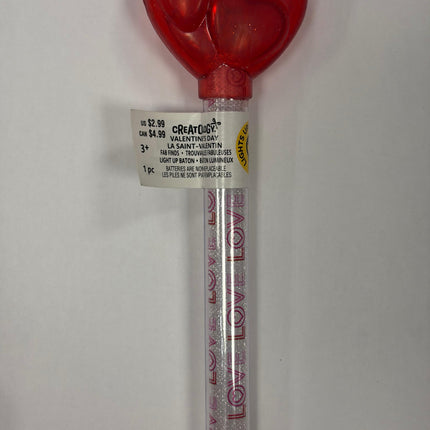 Light-Up Valentine Heart Wand