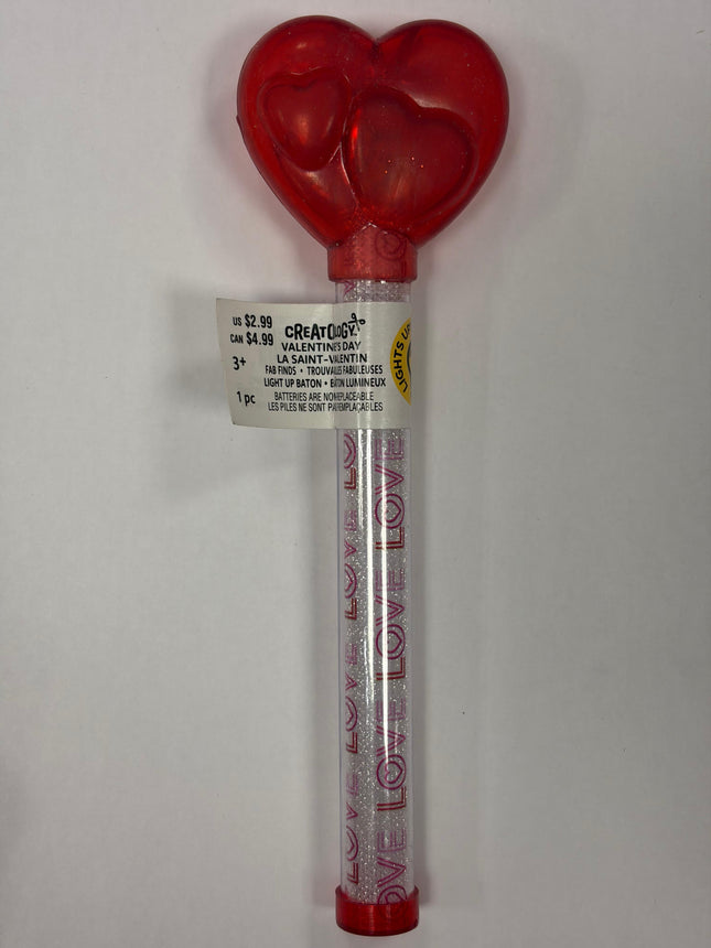 Light-Up Valentine Heart Wand