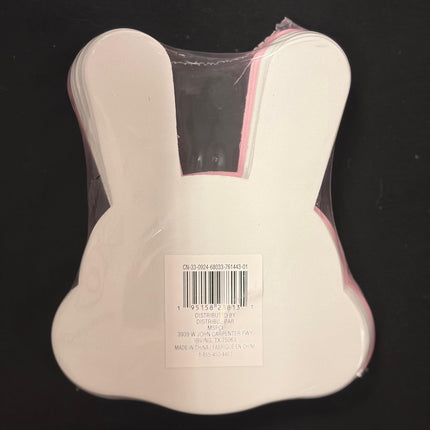 Creatology Foam Bunny Shapes – 15 pc (8 Pink, 7 White)