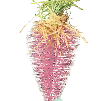 Ashland Pink Bristle Carrot Stand – 14 Inches